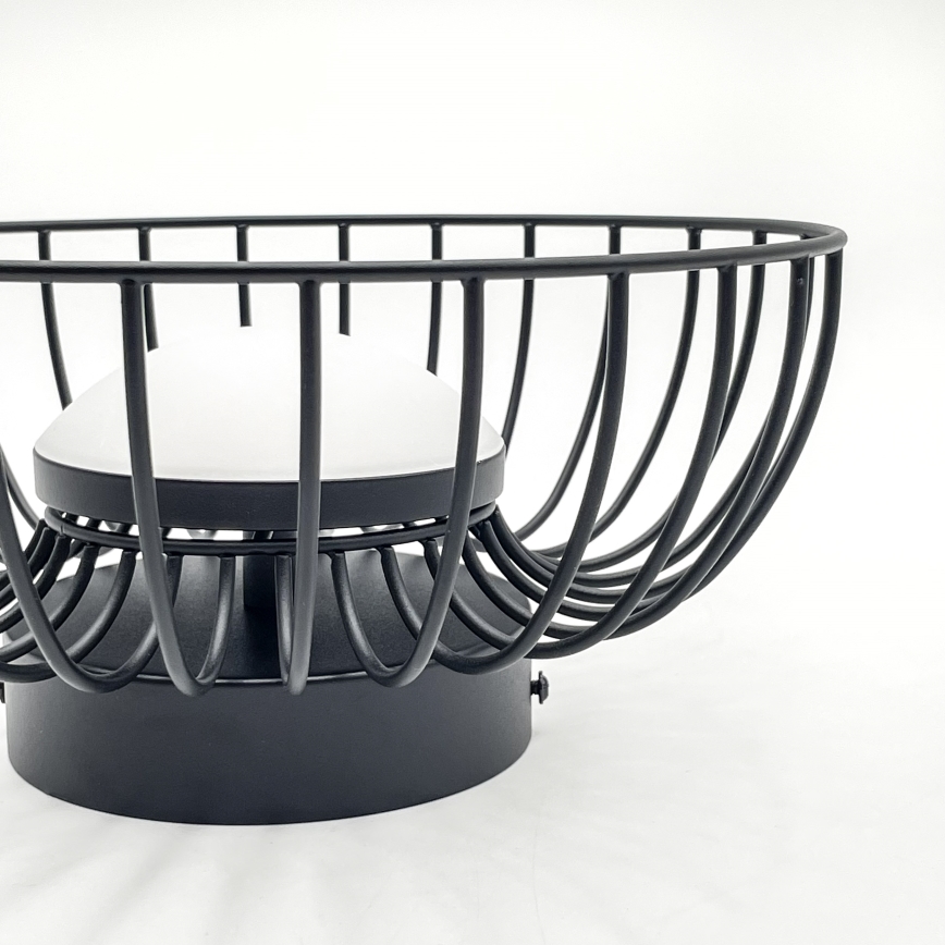 LED-Deckenleuchte BETSY LED/12W/230V Ø 25 cm schwarz