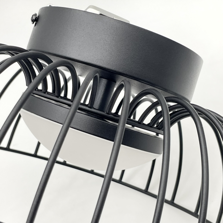 LED-Deckenleuchte BETSY LED/12W/230V Ø 25 cm schwarz