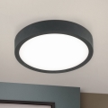LED-Deckenleuchte BULLY LED/12W/230V d 14 cm schwarz