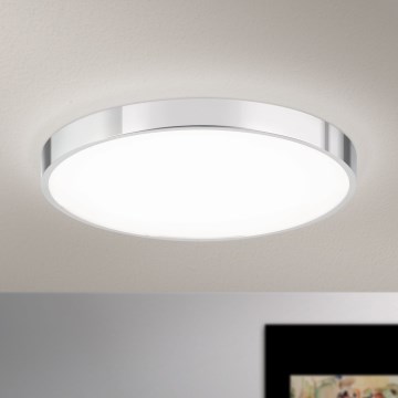 LED-Deckenleuchte BULLY LED/28W/230V d 28 cm glänzendes Chrom