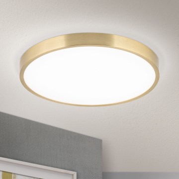 LED-Deckenleuchte BULLY LED/28W/230V d 28 cm golden
