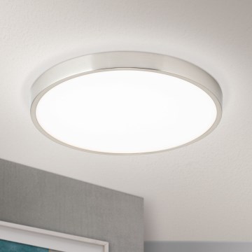 LED-Deckenleuchte BULLY LED/28W/230V d 28 cm matt Chrom