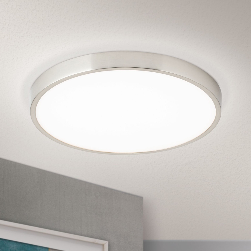 LED-Deckenleuchte BULLY LED/28W/230V d 28 cm matt Chrom