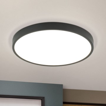 LED-Deckenleuchte BULLY LED/28W/230V d 28 cm schwarz