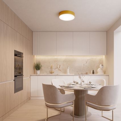 LED Deckenleuchte CLEO LED/24W/230V 4000K Ø 30 cm gold