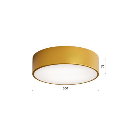 LED Deckenleuchte CLEO LED/24W/230V 4000K Ø 30 cm gold