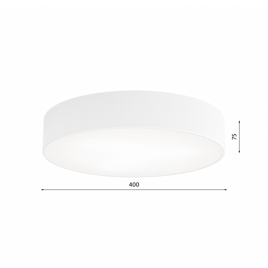 LED Deckenleuchte CLEO LED/43W/230V 3000K Ø 40 cm Weiß