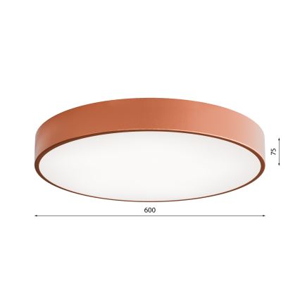 LED-Deckenleuchte CLEO LED/69W/230V 3000K Ø 60 cm Kupferfarben
