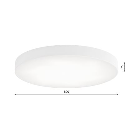 LED-Deckenleuchte CLEO LED/96W/230V 3000K Ø 80 cm Weiß