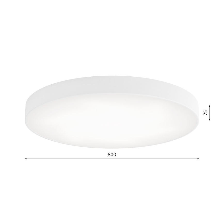 LED-Deckenleuchte CLEO LED/96W/230V 3000K Ø 80 cm Weiß