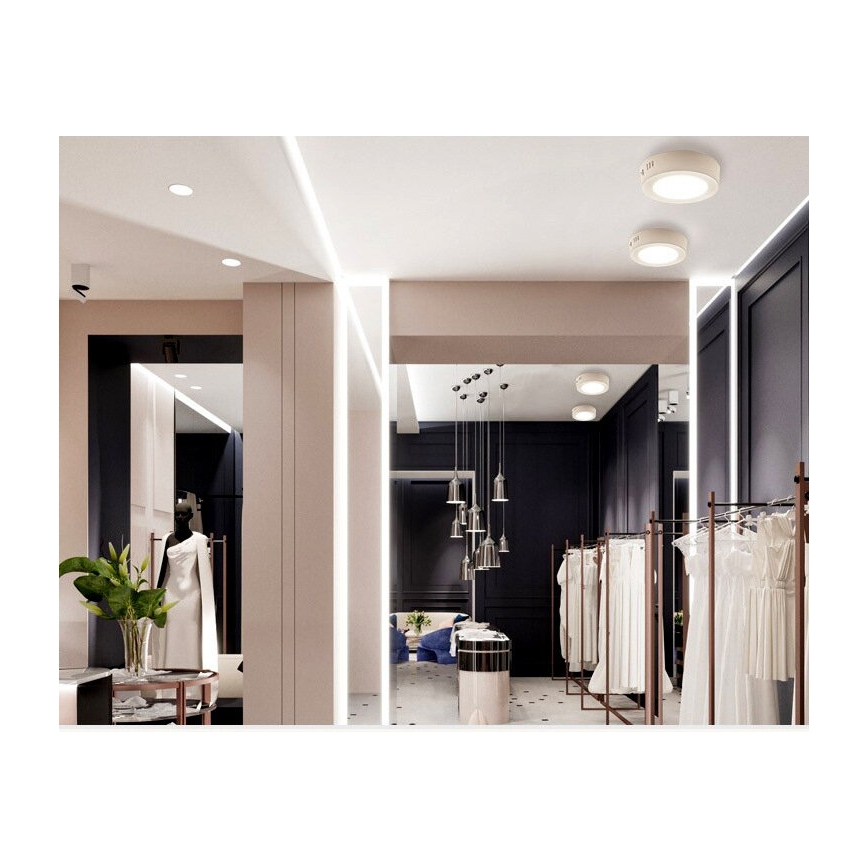 LED-Deckenleuchte DIEGO LED/12W/230V 4000K IP40 Ø 16,5 cm weiß