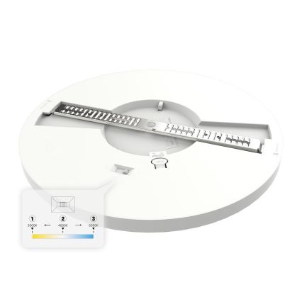 LED-Deckenleuchte EVORA LED/18W/230V 3000/4000/6000K Ø 22,5 cm weiß
