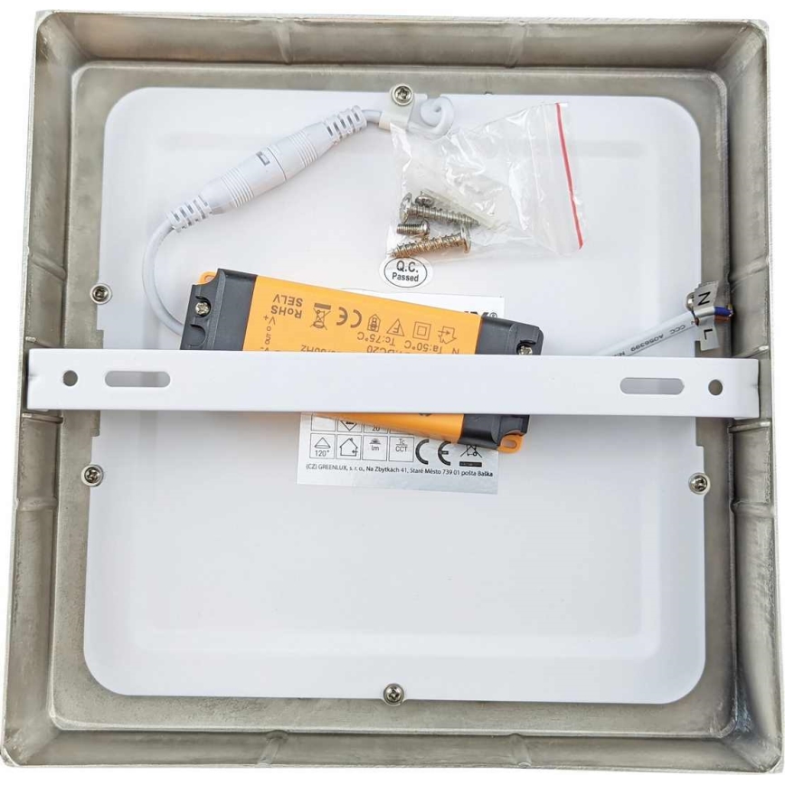 Greenlux GXDW266 - LED Deckenleuchte FENIX SQUARE LED/12W/230V