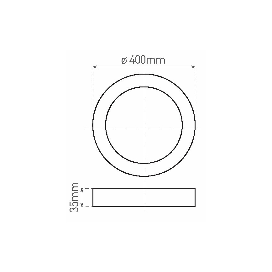 LED Deckenleuchte FENIX LED/32W/230V 3800K