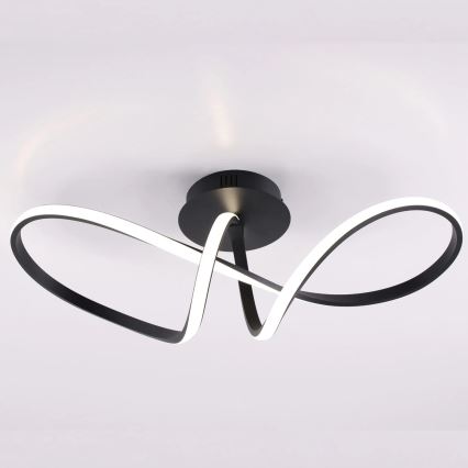 LED-Deckenleuchte FLAVIA LED/33W/230V 24x61 cm schwarz