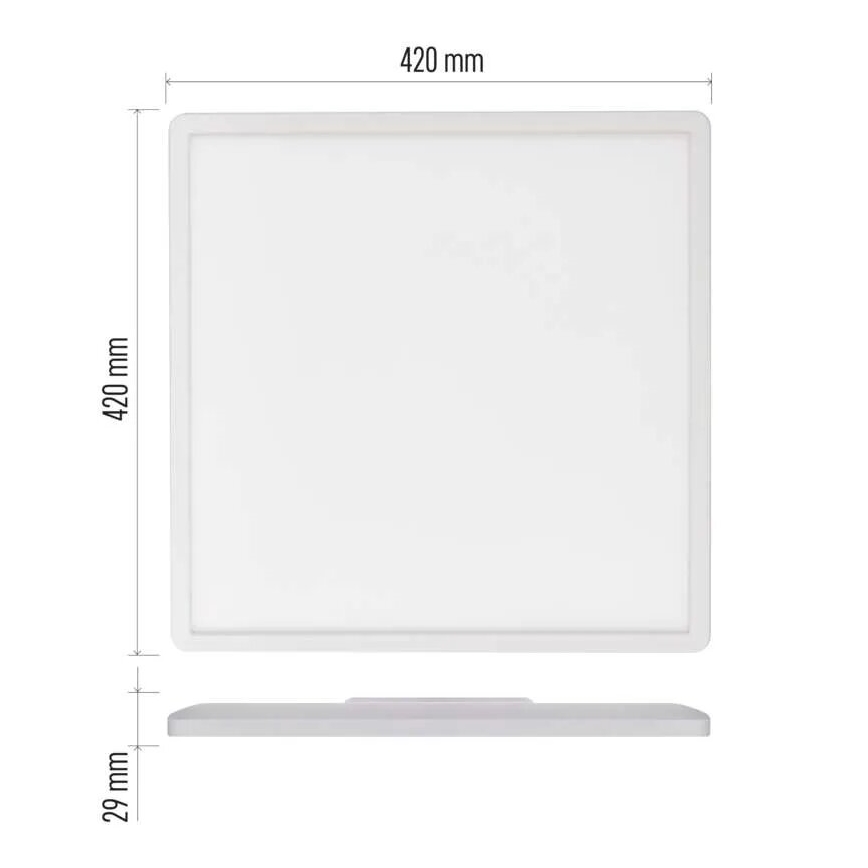 LED-Deckenleuchte FLORI LED/22W/230V 4000K weiß 42x42 cm