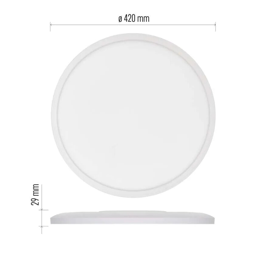 LED-Deckenleuchte FLORI LED/22W/230V 4000K weiß d 42 cm