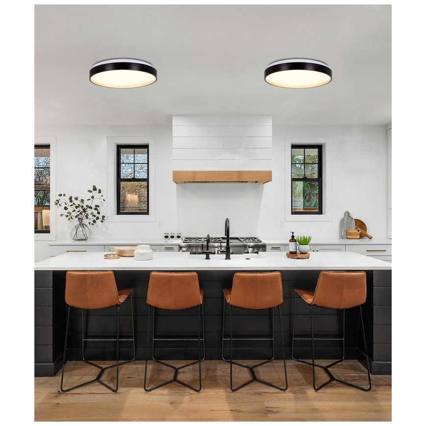 LED-Deckenleuchte FLORIDA LED/18W/230V schwarz