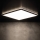LED-Deckenleuchte für Badezimmer AZPO LED/22W/230V 42x42 cm IP54 schwarz