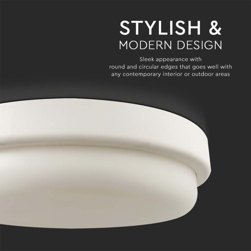 LED-Deckenleuchte für Badezimmer LED/12W/230V 3000K IP54 d 15 cm