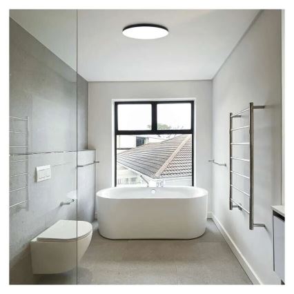 LED-Deckenleuchte für Badezimmer LED/18W/230V 3000/4000/5700K IP55 schwarz