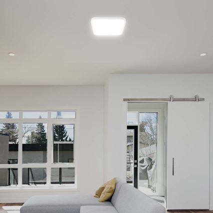 LED-Deckenleuchte für Badezimmer SAMSUNG CHIP LED/18W/230V IP44 3000K 25x25 cm weiß