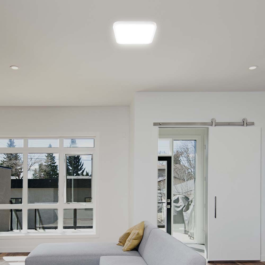 LED-Deckenleuchte für Badezimmer SAMSUNG CHIP LED/18W/230V IP44 3000K 25x25 cm weiß