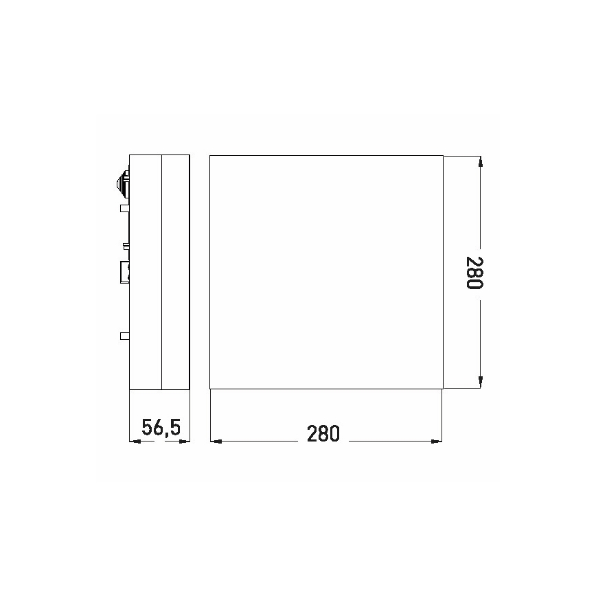 LED-Deckenleuchte für das Badezimmer LED/24W/230V 3000/4000/6000K 28x28 cm IP44