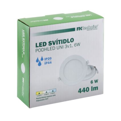 LED-Deckenleuchte für das Badezimmer LED/6W/230V 3000/4000/6000K IP44