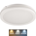 LED-Deckenleuchte für den Außenbereich BENO E LED/20W/230V 3000/4000/6500K d 20 cm IP65 weiß