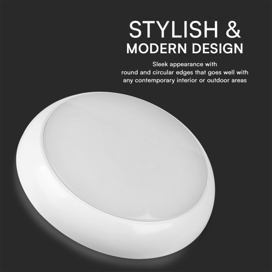 LED-Deckenleuchte für den Außenbereich LED/8W/16W/20W/230V IP65 3000/4000/6500K