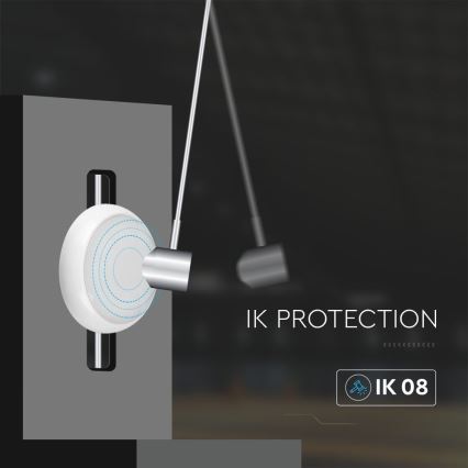 LED-Deckenleuchte für den Außenbereich mit Sensor LED/8W/16W/20W/230V IP65 3000/4000/6500K