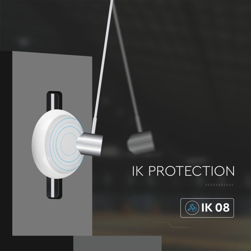 LED-Deckenleuchte für den Außenbereich mit Sensor LED/8W/16W/20W/230V IP65 3000/4000/6500K