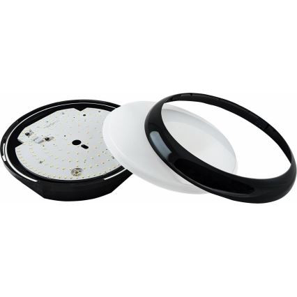 Dimmbare LED-Deckenleuchte für den Außenbereich STROPY LED/12/15/18/22W/230V 3000/4000/6000K IP65 schwarz