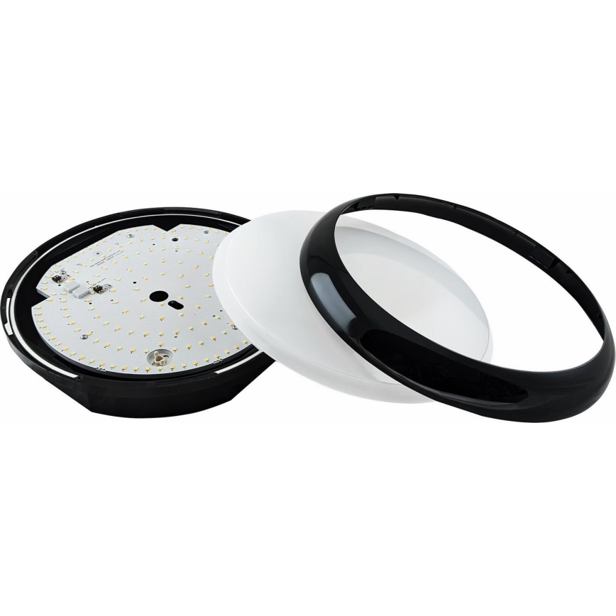 Dimmbare LED-Deckenleuchte für den Außenbereich STROPY LED/12/15/18/22W/230V 3000/4000/6000K IP65 schwarz