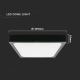 LED-Deckenleuchte fürs Badezimmer LED/24W/230V 3000K IP44 schwarz