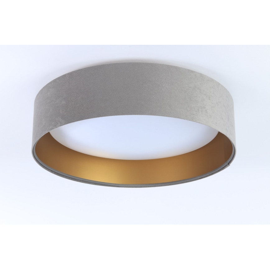 LED Deckenleuchte GALAXY 1xLED/24W/230V Ø 44 cm grau/gold