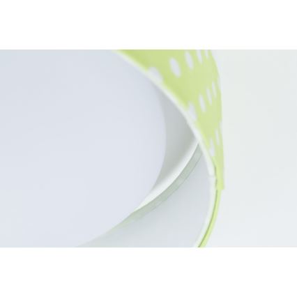LED Kinder-Deckenleuchte GALAXY KIDS LED/24W/230V grün/weiß mit Punkten