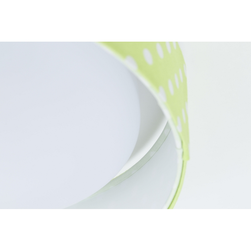 LED Kinder-Deckenleuchte GALAXY KIDS LED/24W/230V grün/weiß mit Punkten