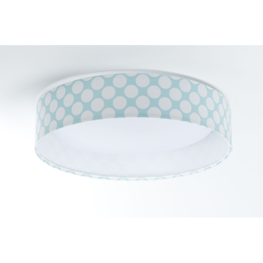 LED Kinder-Deckenleuchte GALAXY KIDS LED/24W/230V grün/weiß mit Punkten