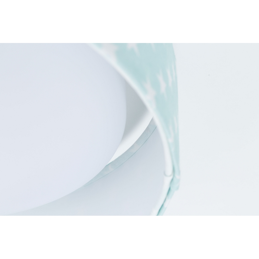 LED Kinder-Deckenleuchte GALAXY KIDS LED/24W/230V Sternenmuster grün/weiß