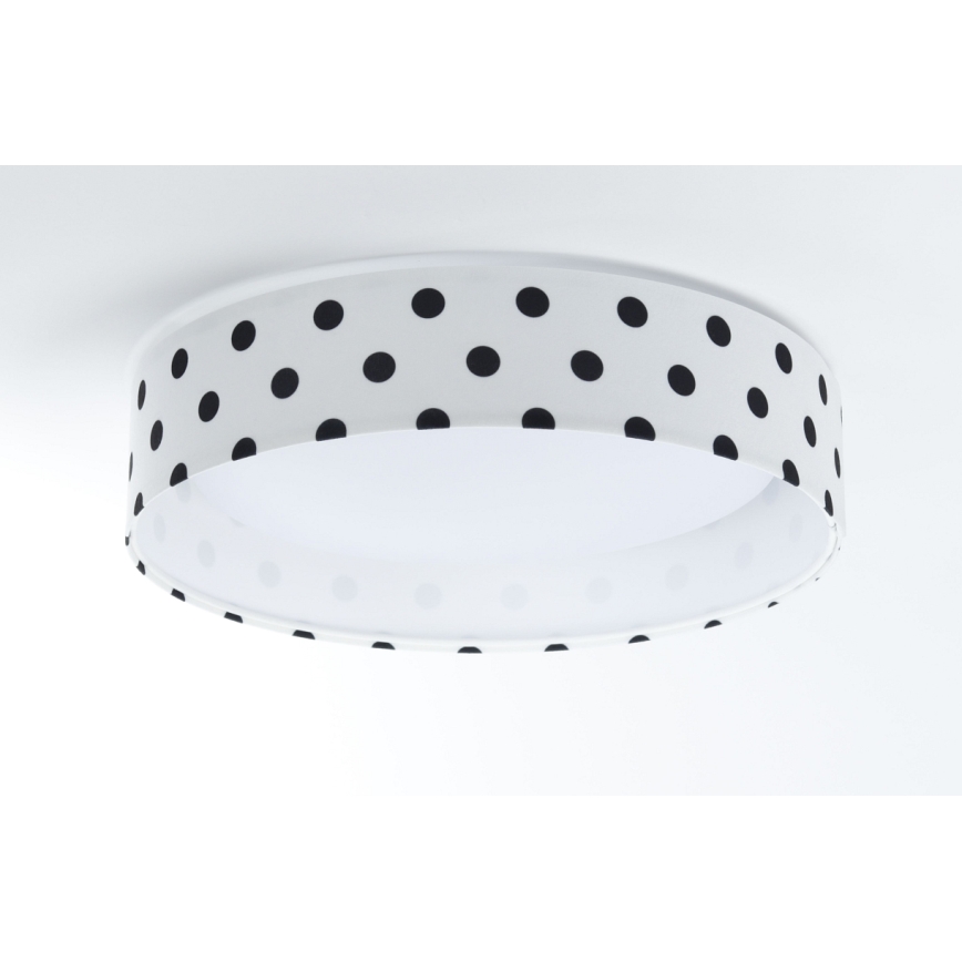 LED-Deckenleuchte GALAXY KIDS LED/24W/230V Punkte weiß/schwarz