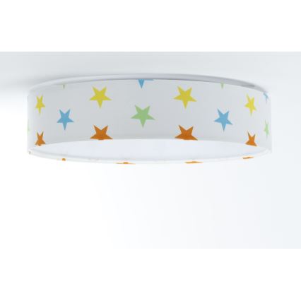 LED-Deckenleuchte GALAXY KIDS LED/24W/230V Sterne bunt