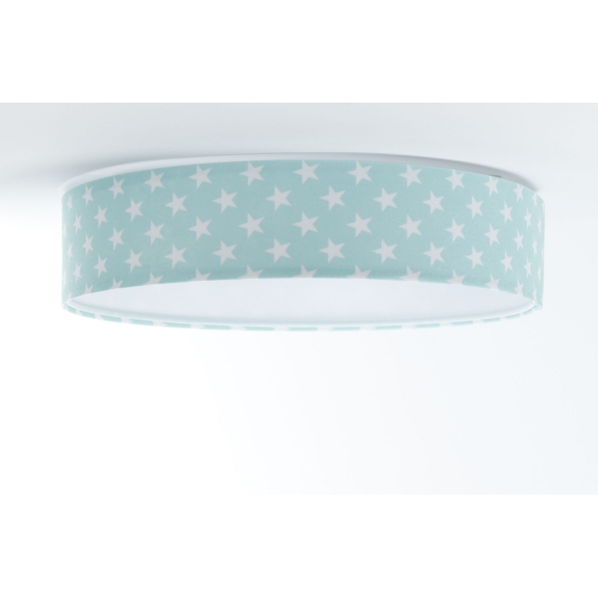 LED-Deckenleuchte GALAXY KIDS LED/24W/230V Sterne grün/weiß