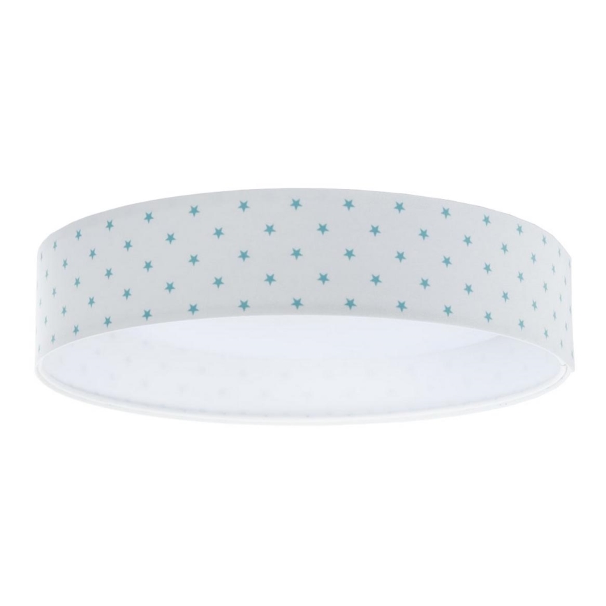 LED-Deckenleuchte GALAXY KIDS LED/24W/230V Sterne weiß/türkisfarben