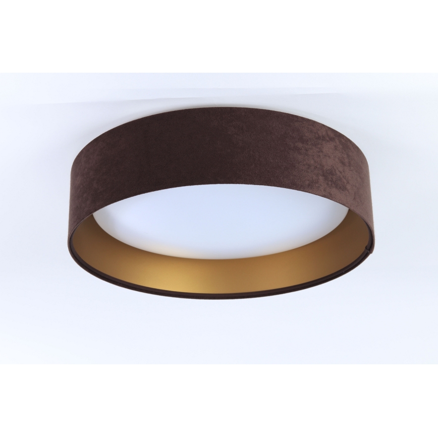 LED Deckenleuchte GALAXY LED/24W/230V Ø 44 cm Braun/Gold