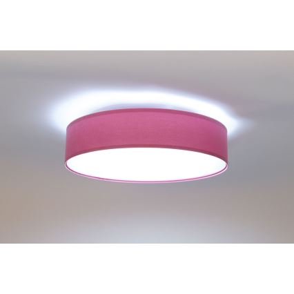 LED Deckenleuchte GALAXY LED/24W/230V Ø 44 cm rosa/silber
