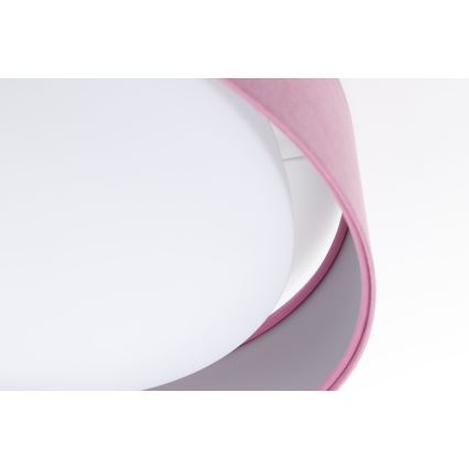 LED Deckenleuchte GALAXY LED/24W/230V Ø 44 cm rosa/silber