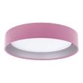 LED Deckenleuchte GALAXY LED/24W/230V Ø 44 cm rosa/silber