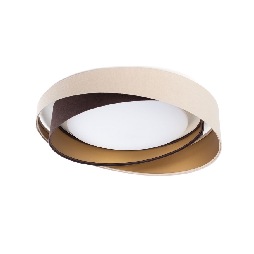 LED-Deckenleuchte GALAXY MODERN LED/24W/230V Ø 55 cm beige/braun/gold